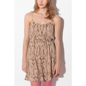 Staring At Stars Nude sequin Drummers dress